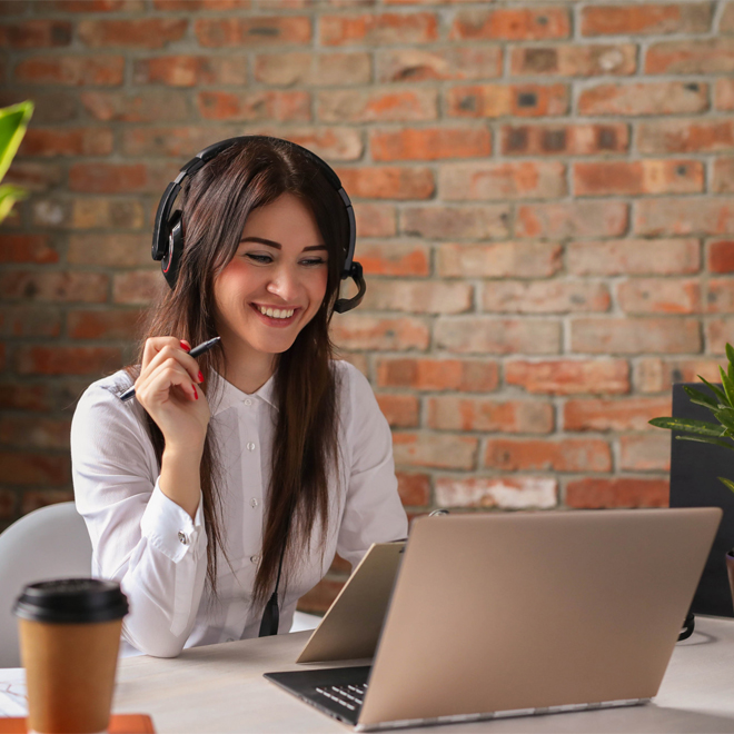 Woman Customer Service Worker